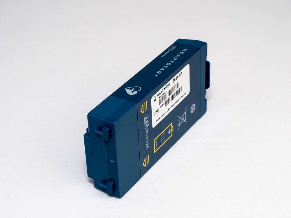 Santinel - Batterie pour OnSite et FRx - bleu - vue de côté dos