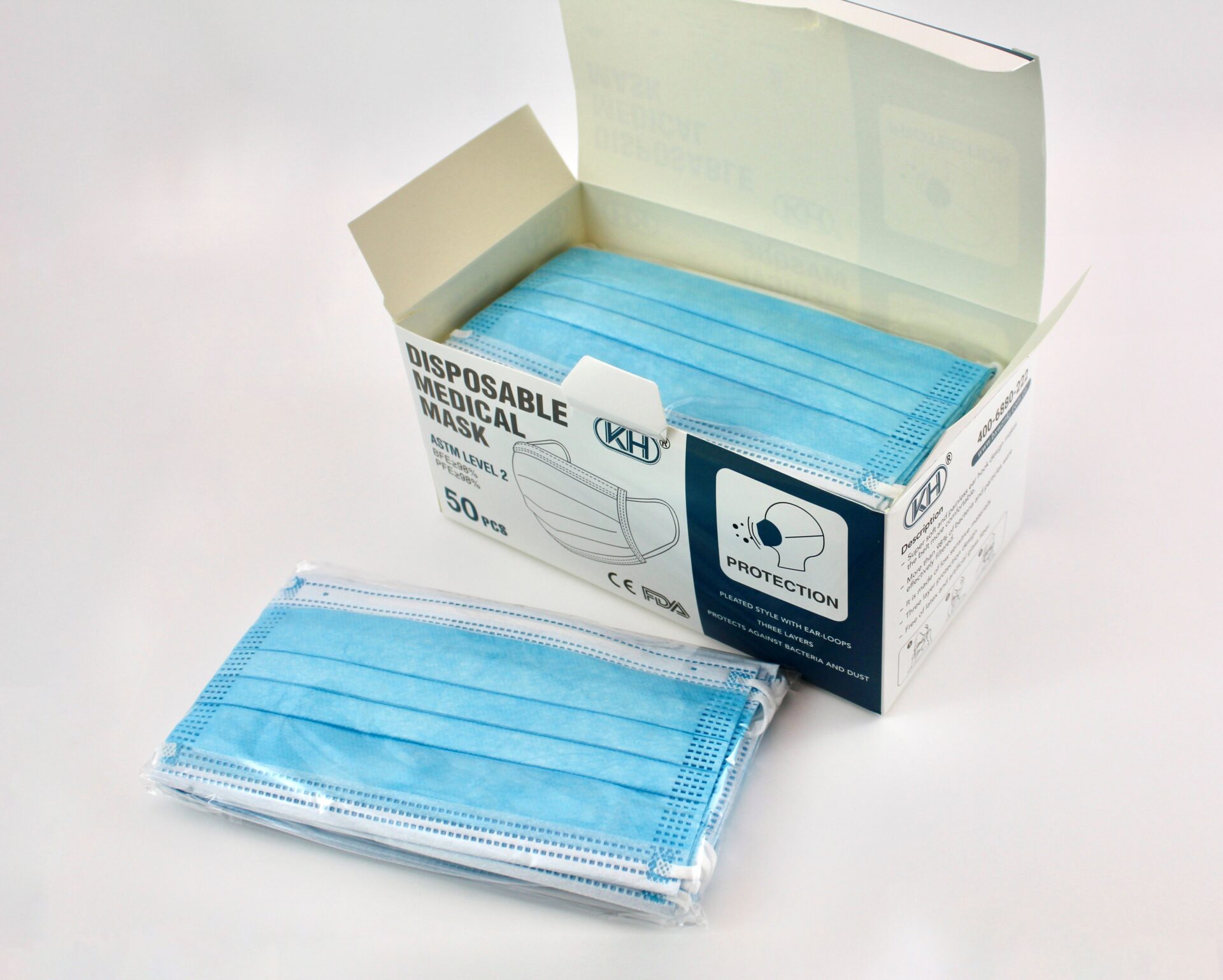 Masque jetable FFP2 (Carton de 100 boites de 6 unités) - Colatex