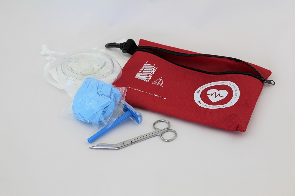 Santinel - Trousse d’intervention rapide pour défibrillateur -aperçu du kit