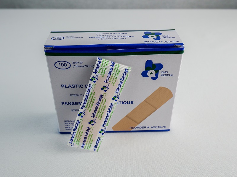 Santinel - Boîte de Pansements adhésifs standards en plastique - aperçu du pansement