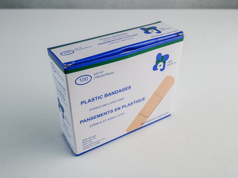Santinel - Boîte de Pansements adhésifs standards en plastique