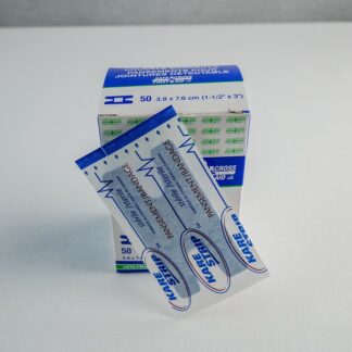 Santinel - Boîte de Pansements adhésifs en tissu bleu pour jointure - aperçu de pansements
