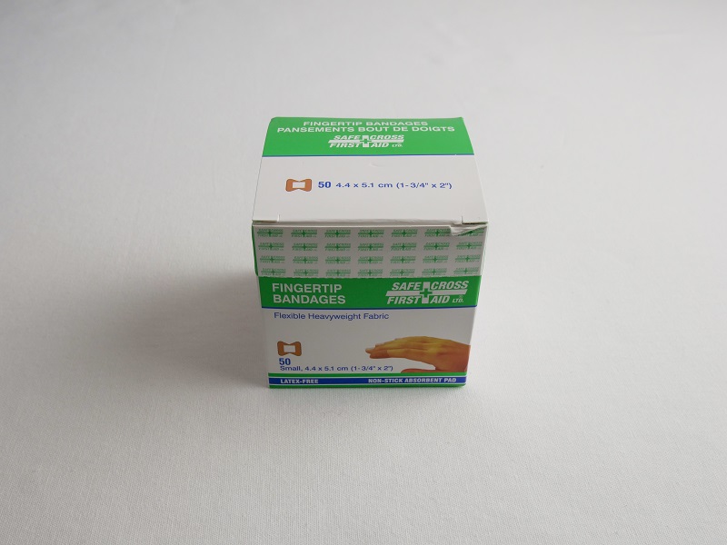 Santinel - Boîte de Pansements adhésifs en tissu pour doigt, petit - vue de face