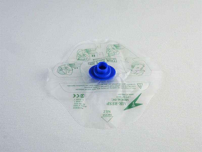 Santinel - Masque jetable à valve bleue pour RCR - aperçu