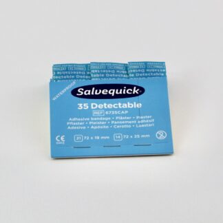 Salvequick - Pansements Kit de Remplissage (bleu métal détectable.)