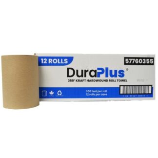 Serviettes de papier enroulées serré DuraPlus®, 350 pi kraft