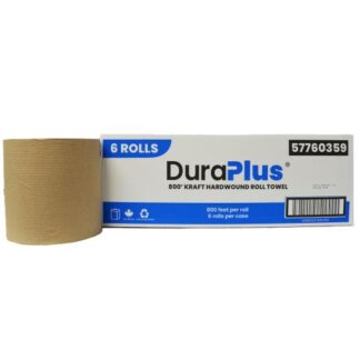 Serviettes de papier enroulées serré DuraPlus®, kraft 800 pi